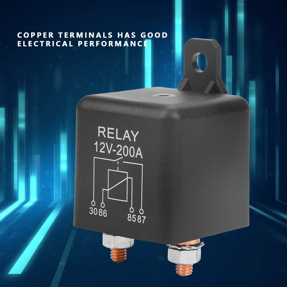 WM686 12V 4-pinowy Przekaźnik Rozruchowy Heavy Duty Car ON OFF Switch Relay RL/180 200A