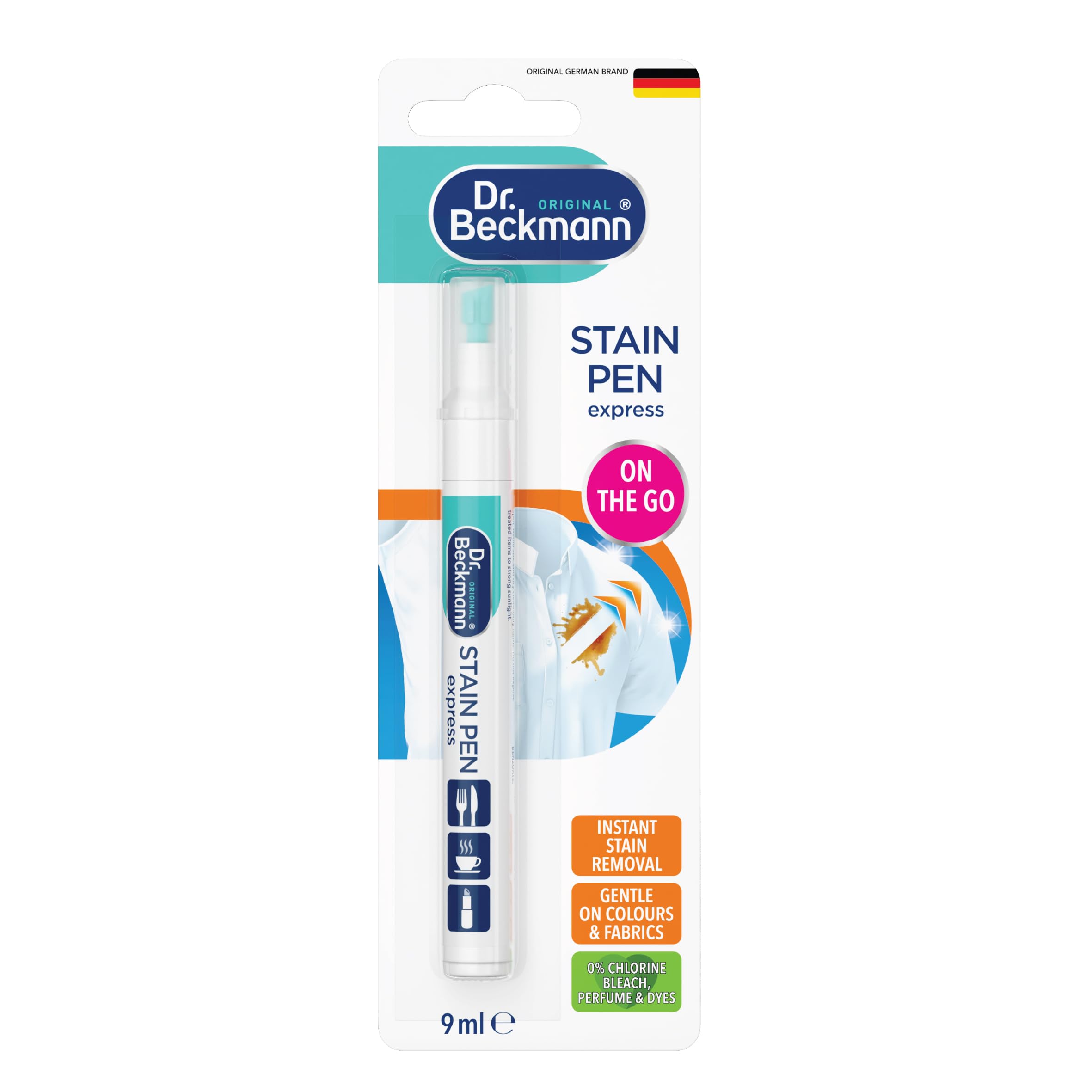 Dr. Beckmann Stain Pen Stain Remover For Clothes,9ml | Travel Friendly Stain Remover
