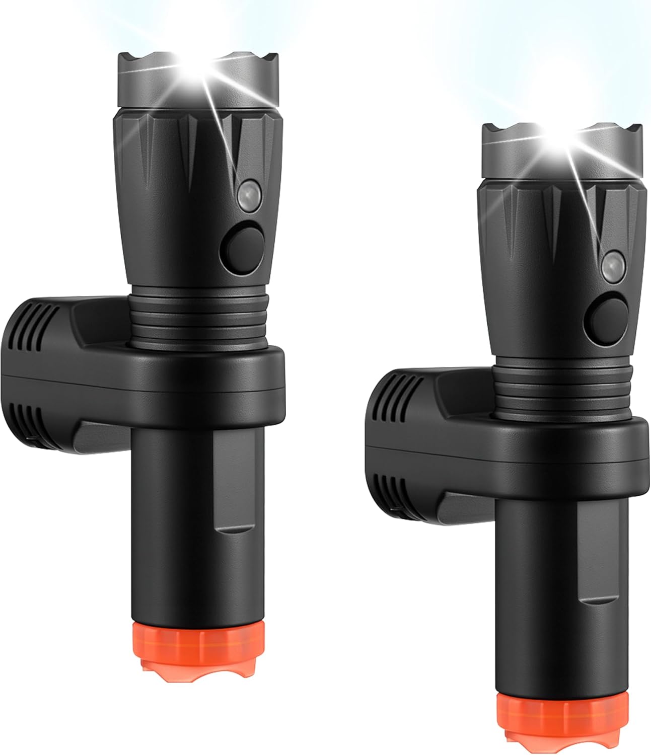 4 in 1 Plug in Emergency Flashlight Rechargeable LED Night Light with Motion Sensor for Power Outage Home Safety Portable Work Light Removable Torch for Camping and Indoor Use (4 Pack)