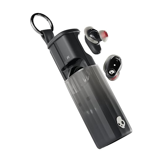 Skullcandy Method 360 ANC-Sound BY Bose Wireless Earbuds, Bluetooth Headphones, Premium Noise Cancelling, Up to 40 Hrs Battery, Sweat and Water Resistant, Microphone for iPhone Android - True Black | In-Ear Fit, Premium Active Noise Cancellation, 40 Hours