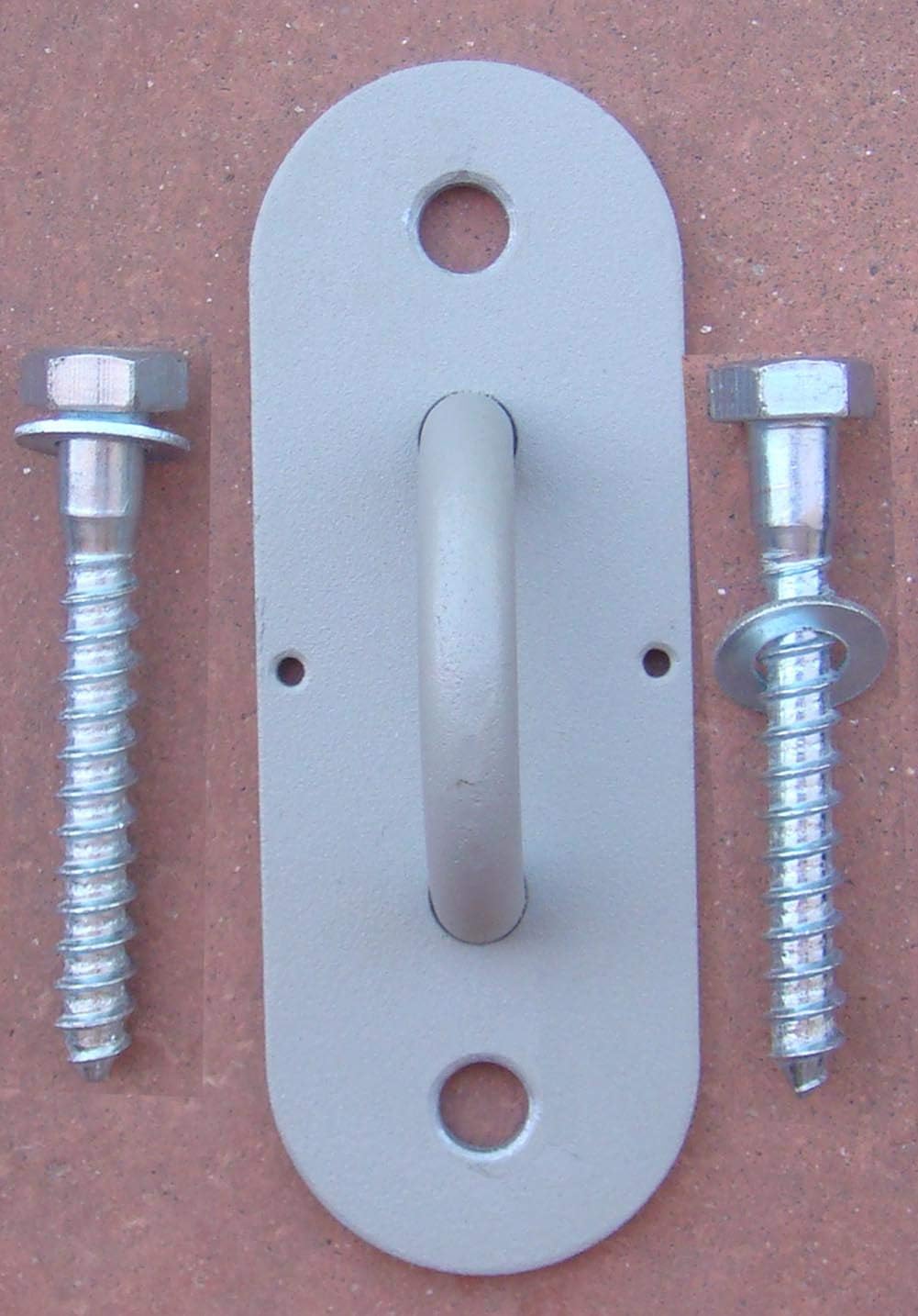 One Forged Steel Fitness Anchor Wall Mounts for bodyweight Training with Commercial Carabiner (1)