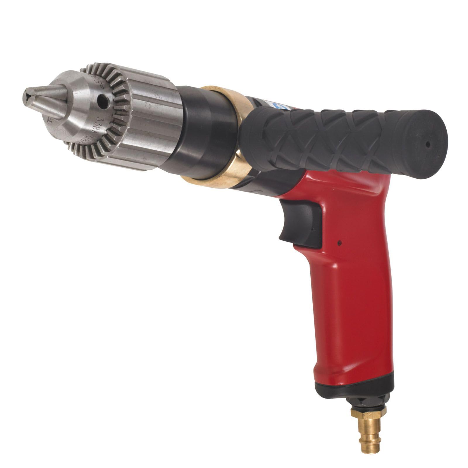 Chicago Pneumatic CP1117P09 - Taladro neumático, taladro manual, herramientas eléctricas y mejoras para el hogar, 13 mm, portabrocas con llave, mango de pistola, 1.01 HP / 750 W, par de parada de 14