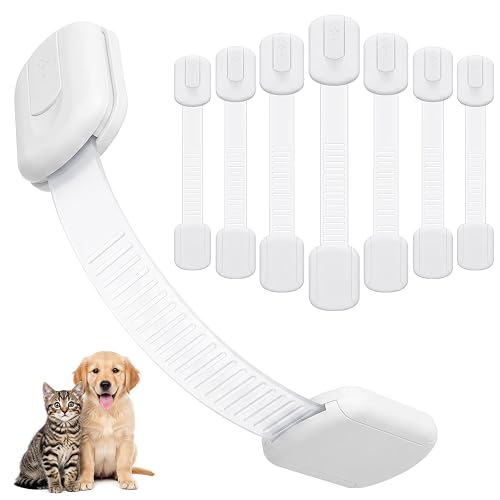Gilprop 8 Pcs Pet Cabinet Locks Proofing Cat Proof Cabinet