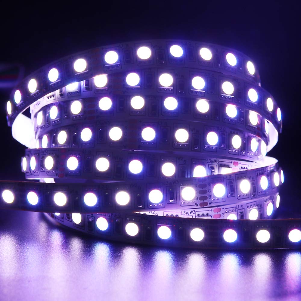 Tira De LED RGB IP67 1 Metro - 120 LEDs/m, SMD 5050, Control Remoto 24 Teclas, 220-240V, Impermeable, Para Interior Y Exterior