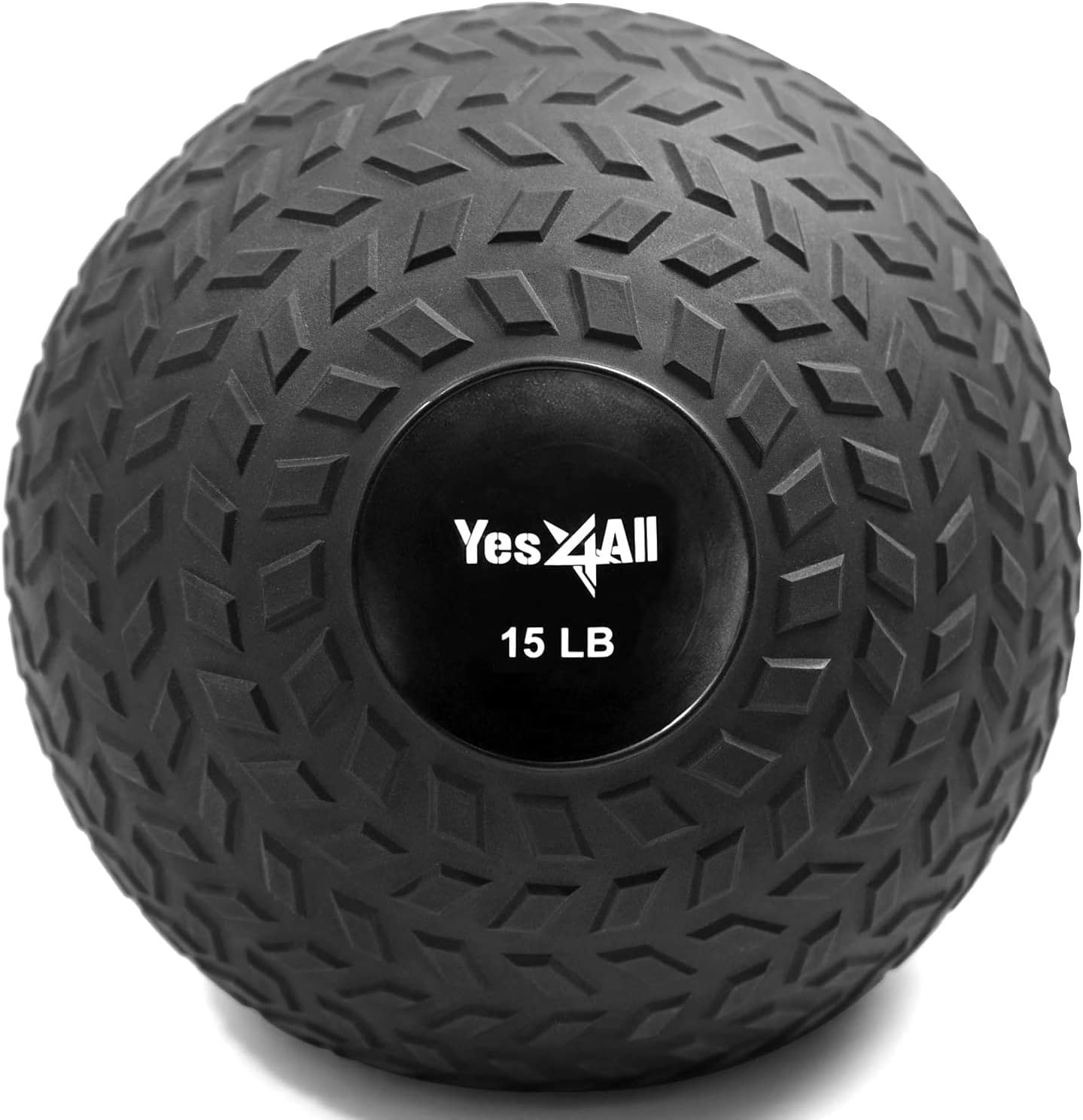 Yes4All Medicine Balls Weight Slam Balls 4.5kg, 6.8kg, 9kg, 11.3kg, 13.6kg, 18kg No Bounce Rubber Exercise Ball - Black, Blue, Teal, Orange & Glossy for Strength Training, Power, MMA Boxing Gym Weight