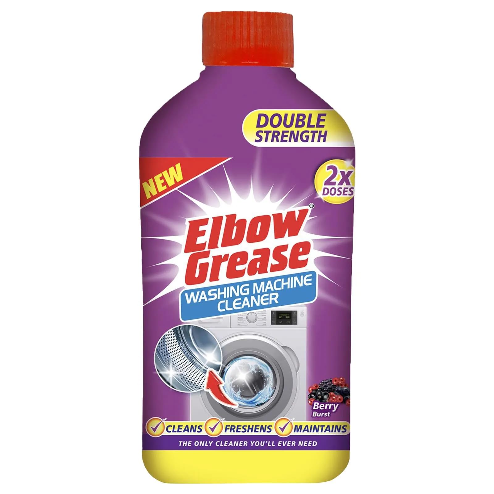 Elbow Grease Washing Machine Cleaner 250ml Berry Burst-image-37
