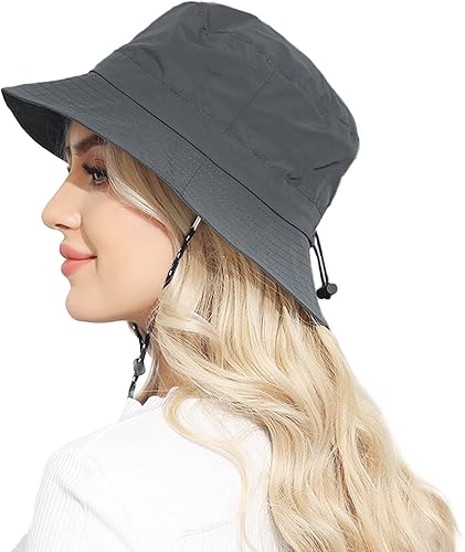 Miniatura 2 de Sombrero de pescador impermeable plegable para mujer, sombrero de sol con protección UV para hombre