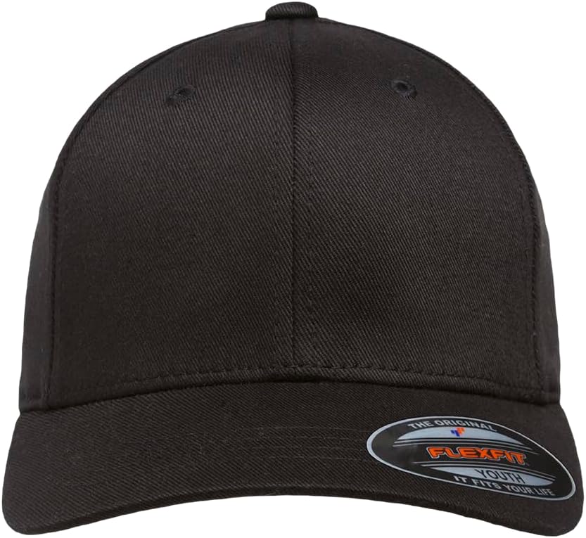 Mrlahat 6277Y Youth Kid (Age 7-16) Flexfit Wooly Combed Cap Hat 6 Panel with Black Bandana - Image 2