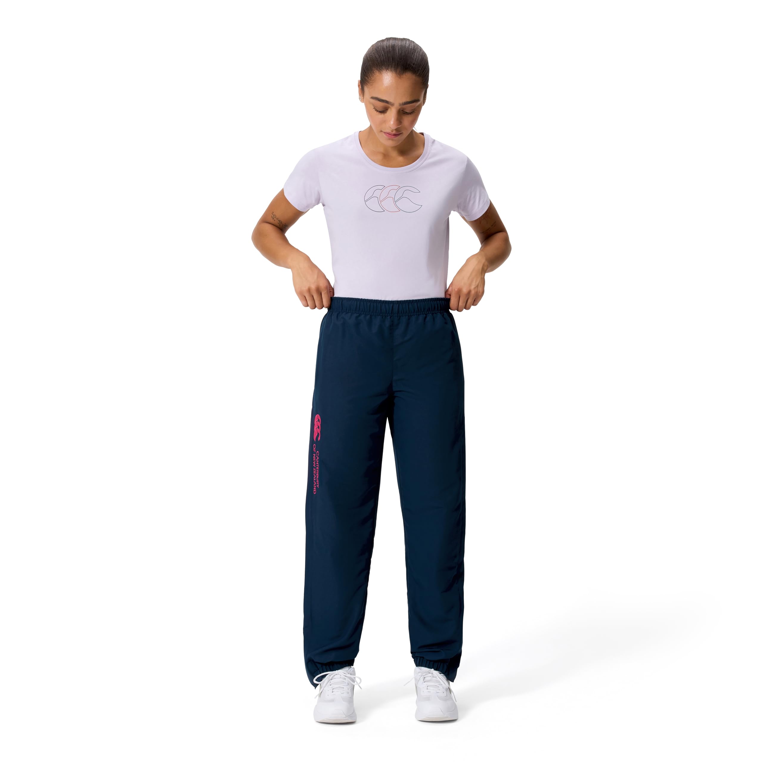 Canterbury Women's Cuffed Stadium Pant, Navy Blue, 6