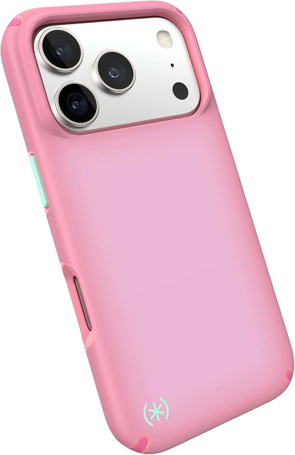 Speck Presidio LUX for iPhone 17 Pro Case, MagSafe-Compatible, Slim Protective Case, IBIS Pink/Dark IBIS/KANOM Green - Image 9