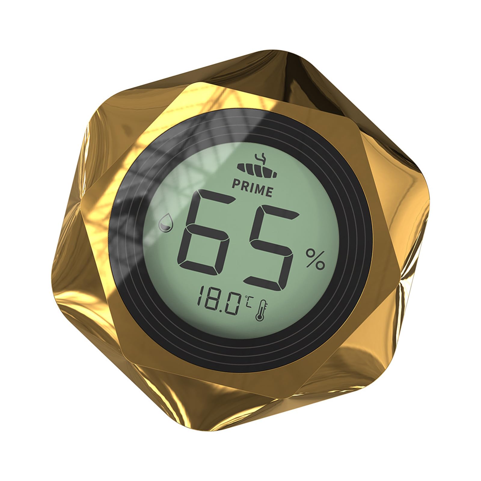 Tsophreniq Digital Temperature Humidity Monitor Thermometers Hygrometer Thermometers For Humidors Featuring Metal Alloy Shell Electronic Temperature Humidity Monitor