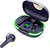 Liladuo Bluetooth Earbuds, Wireless Headphones for Apple & Android IPX4 Waterproof Built-in Microphone, Bluetooth 5.1 Stereo Earphone with LED Power Display Touch Control