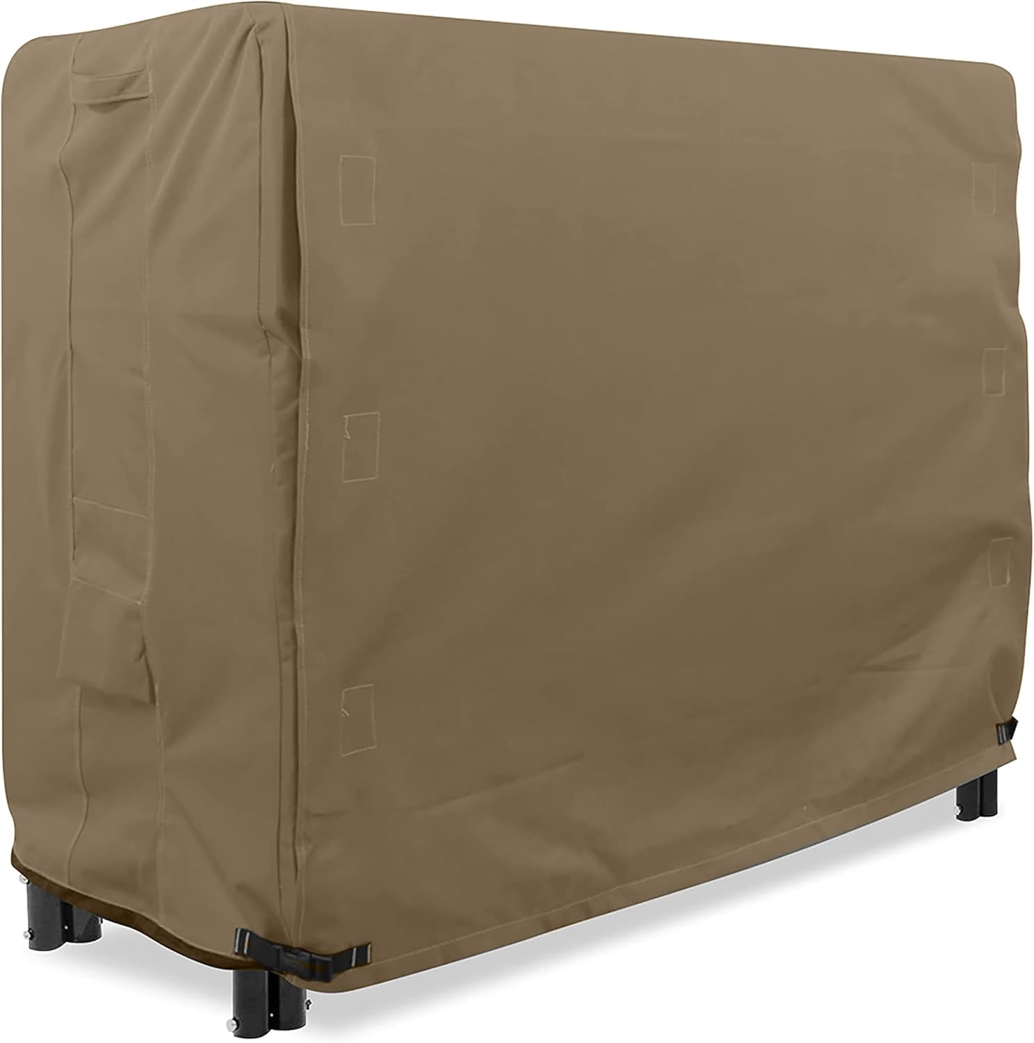 KHOMO GEAR - Heavy Duty Log Rack Cover - 4 Feet - Brown