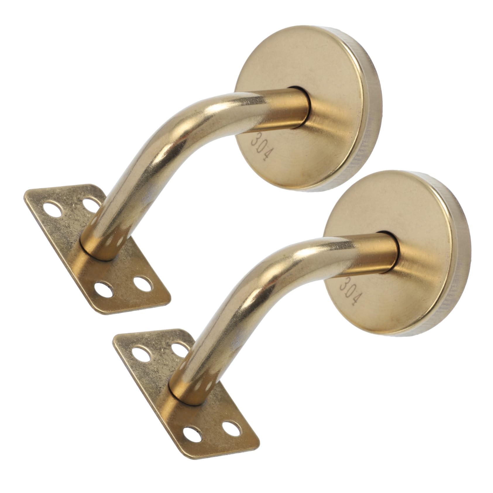 Soportes de barandilla acero inoxidable para escaleras de exterior e interior 8