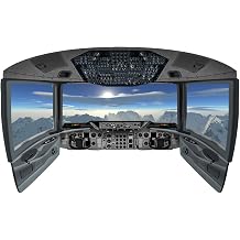 VWAQ Airplane Decals for Boys Room | Cockpit Wall Art Mural - CP22 36" H X 60" W
