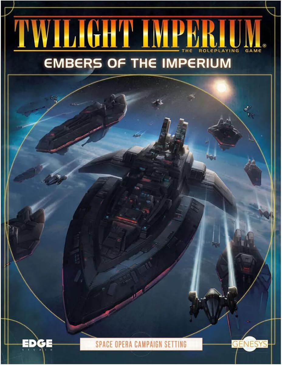 Fantasy Flight Games Genesys Roleplaying Game Embers of The Imperium SOURCEBOOK | Strategy Narrative Adventure for Adults Ages 14+ 2-8 Players Avg. Playtime 1+ Hours Made by EDGE Studio