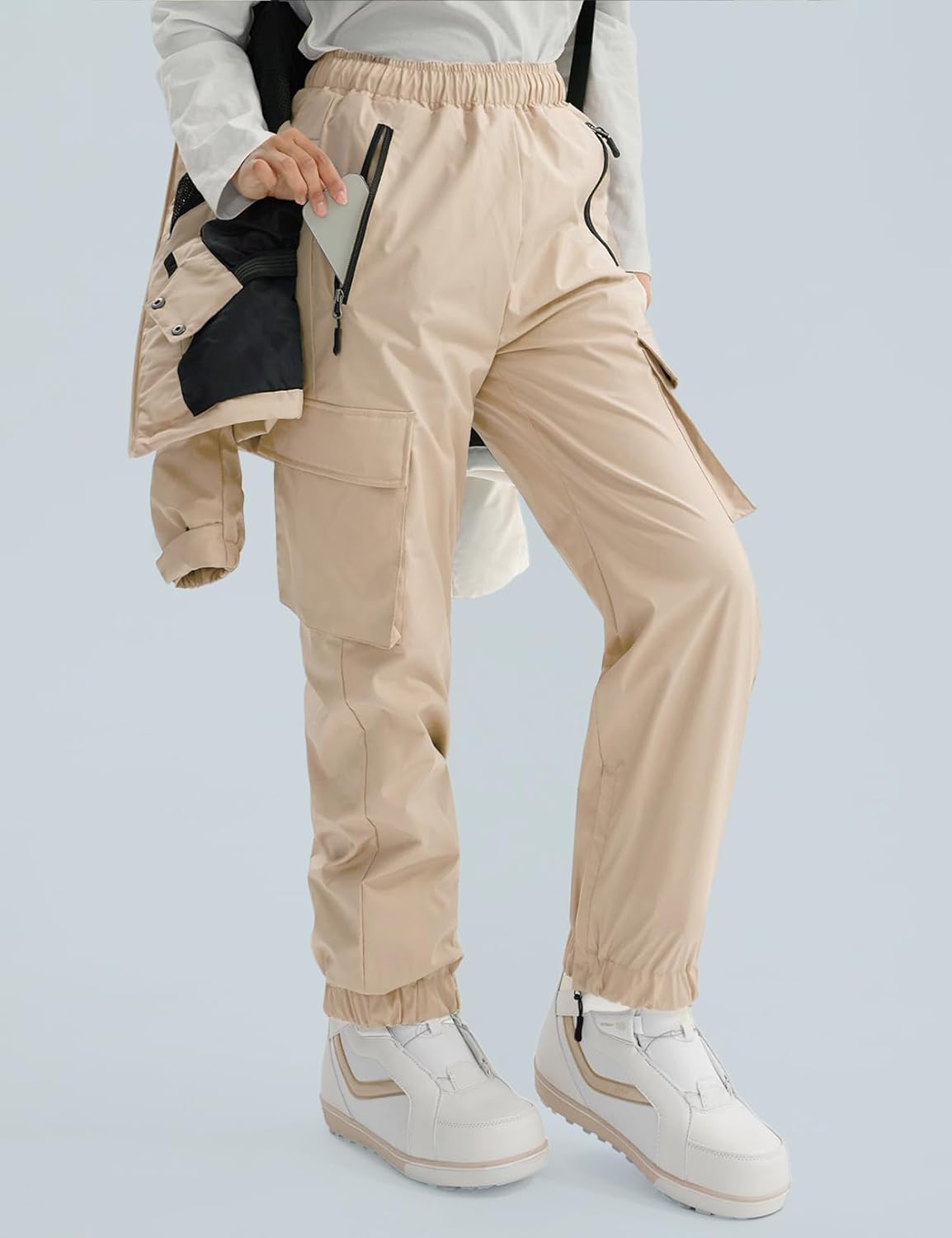 GEMYSE Women's Ski Snow Jackets and Pants Set Windproof Waterproof Snowsuit Warm Winter Snowboarding Insulated Coat - Image 5