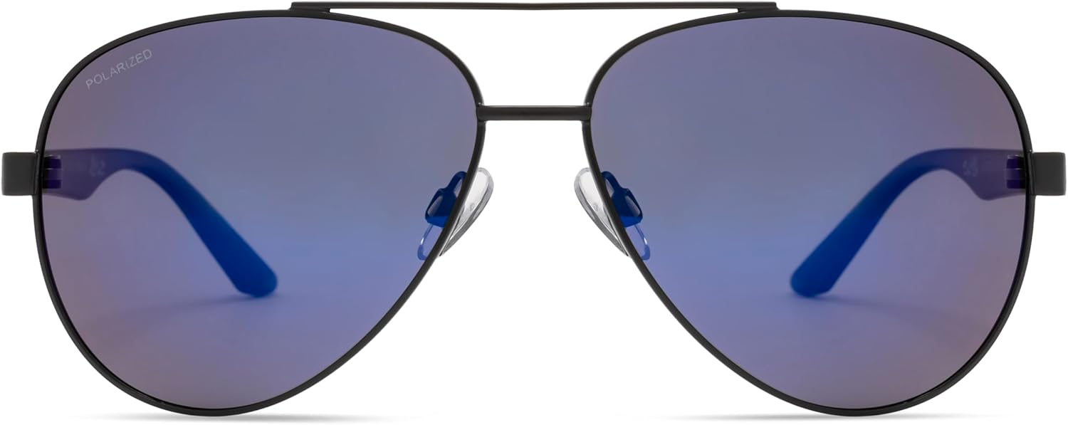Salt Life - Polarized Aviator Style Sunglasses, UV Protection for Beach, Summer, Fishing, Driving