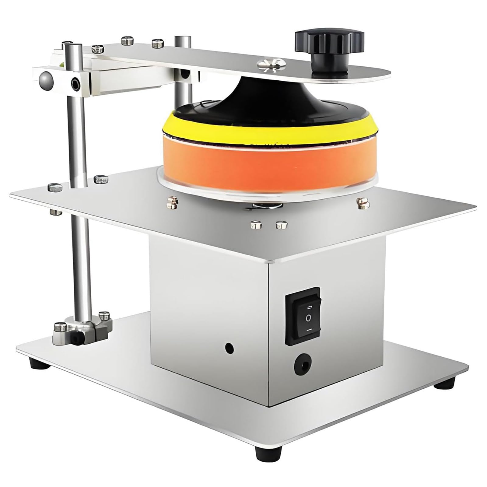 Macchina di riparazione per lucidatura a disco, Mini levigatrice a disco a 7 velocità 6000r/min, Kit di riparazione CD elettrico per graffi, Correzione disco illeggibile per negozio di noleggio