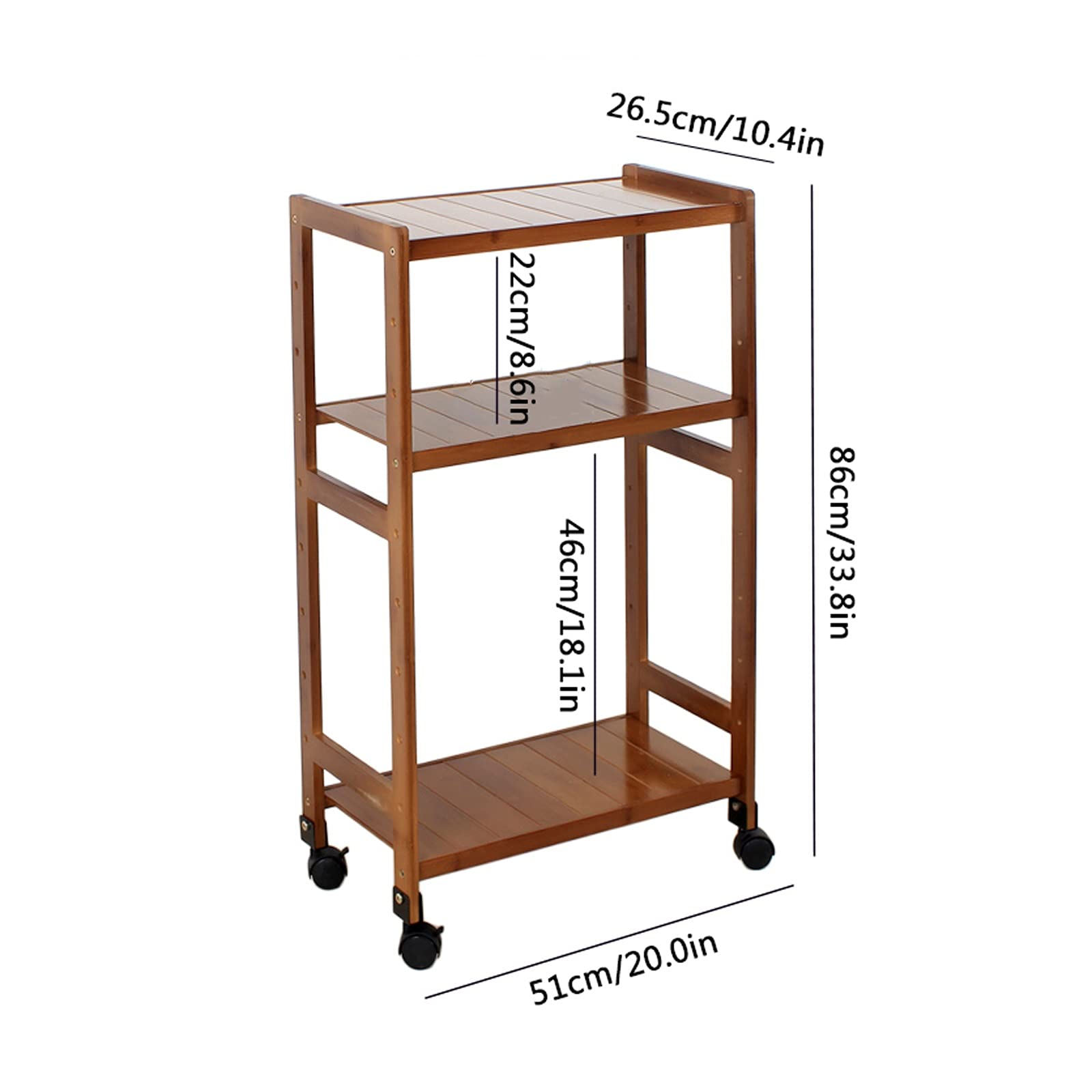 Supporto per CPU/Supporto per CPU Supporto per CPU Supporto per CPU Regolabile a Doppio Strato Carrello Mobile Desktop Tower Supporto da Pavimento per PC Host con Ruote girevoli bloccabili, Supporto
