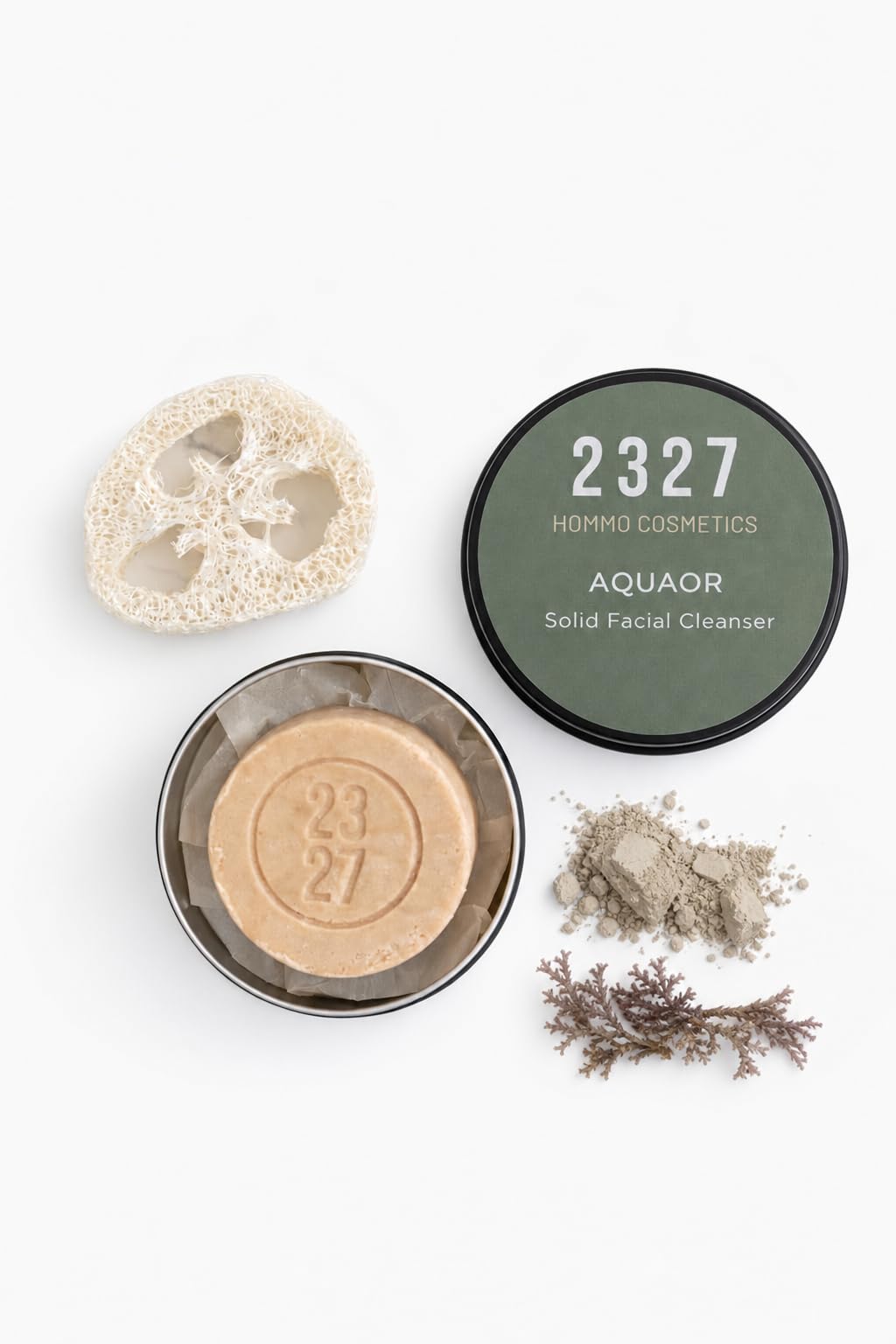 Gesichtspflege Set Männer – Reinigung, Serum & Creme – Naturkosmetik Vegan – Feuchtigkeit & Anti Aging – Hautpflege Routine Set – 2327 HOMMO COSMETICS ELEMENTVM