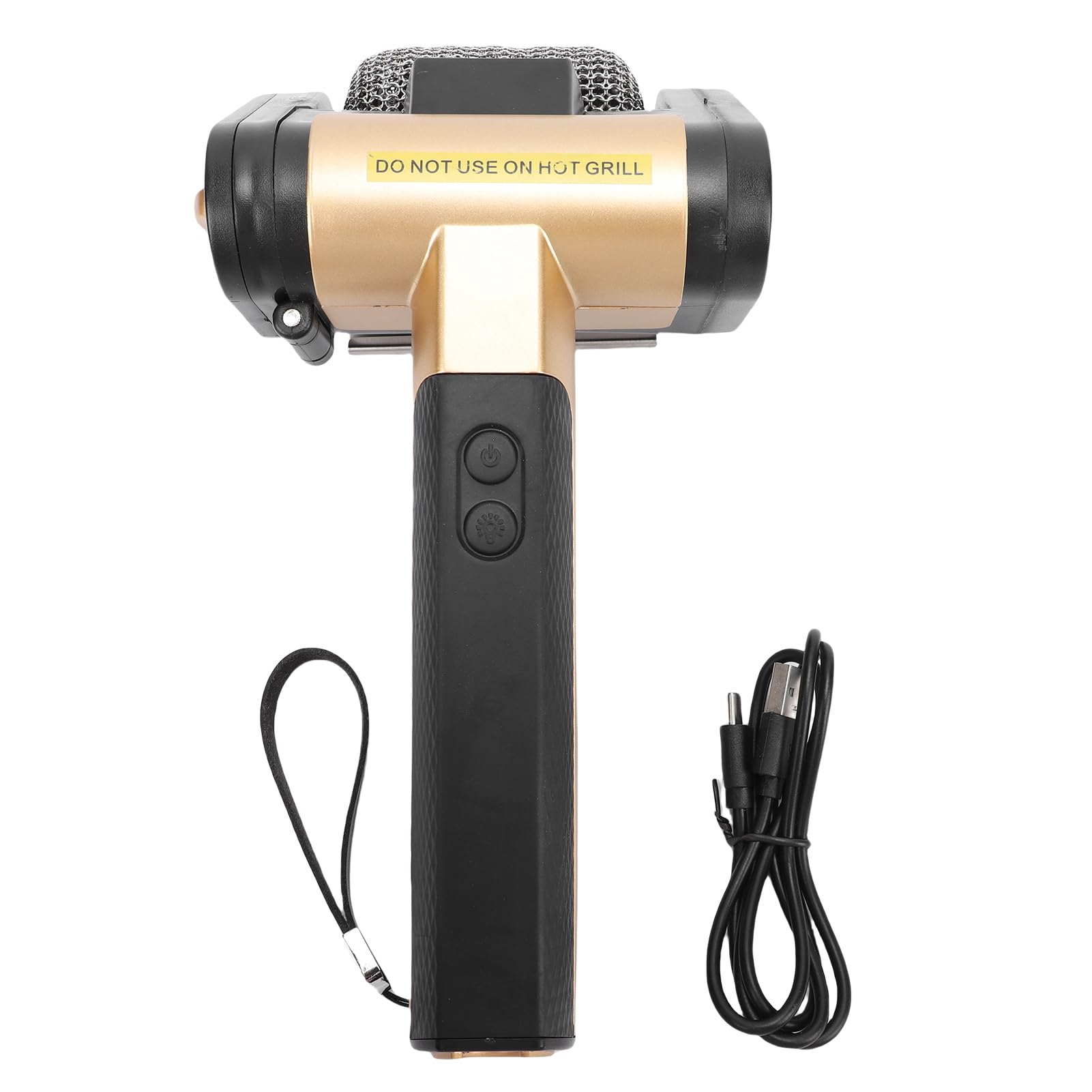 Brosse de Grill électrique sans Fil, Brousse Nettoyage Brosse à Grill BBQ Rechargeable BBQ avec Rouleau en Acier Inoxydable 350 TR/Min, Nettoyer Grill à Barbecue Extérieur (Black)