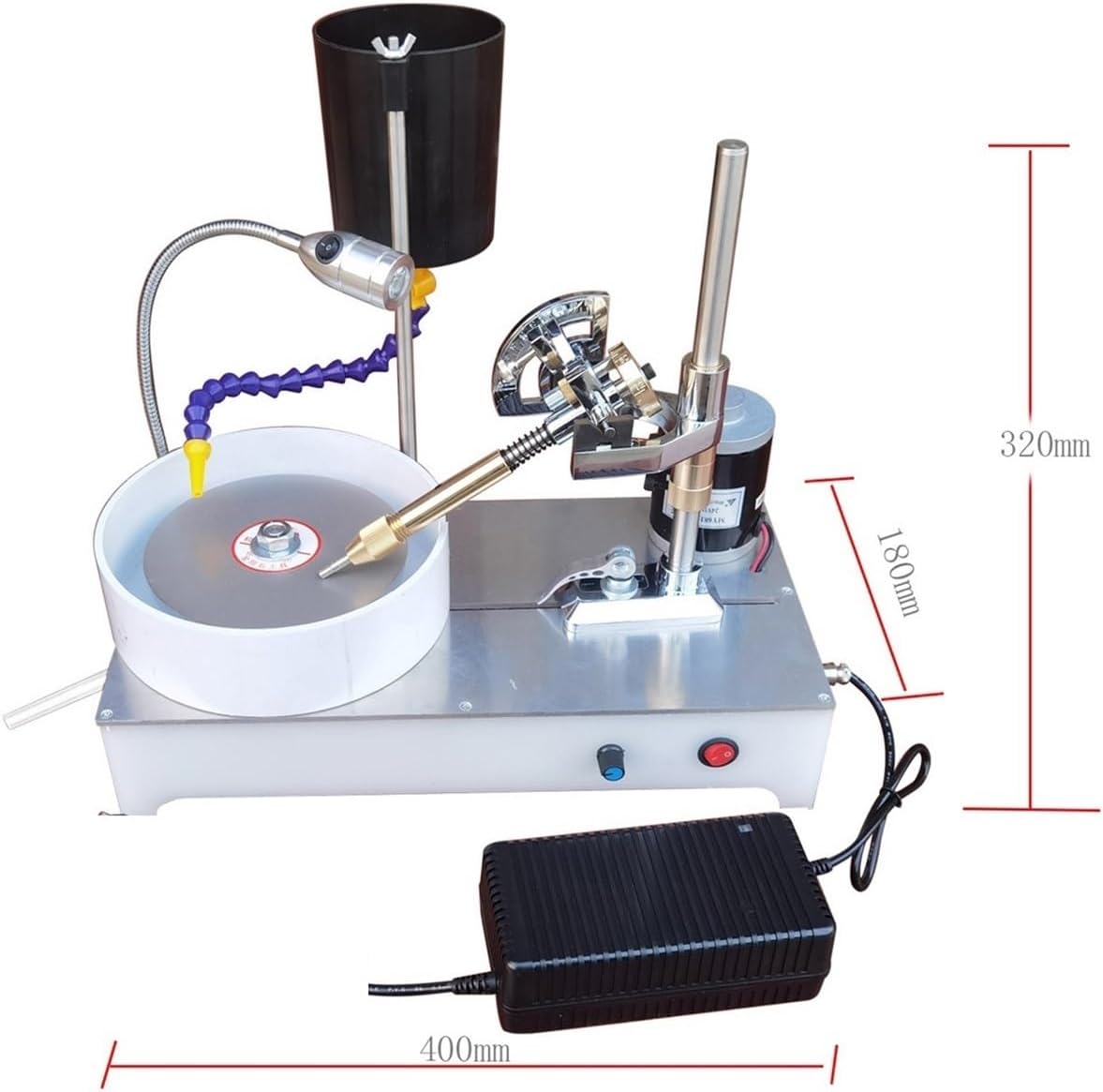 Gem Grinding Machine Gemstone Polishing Kit Small Jewelry And Jade Agate Faceting(Conventional)
