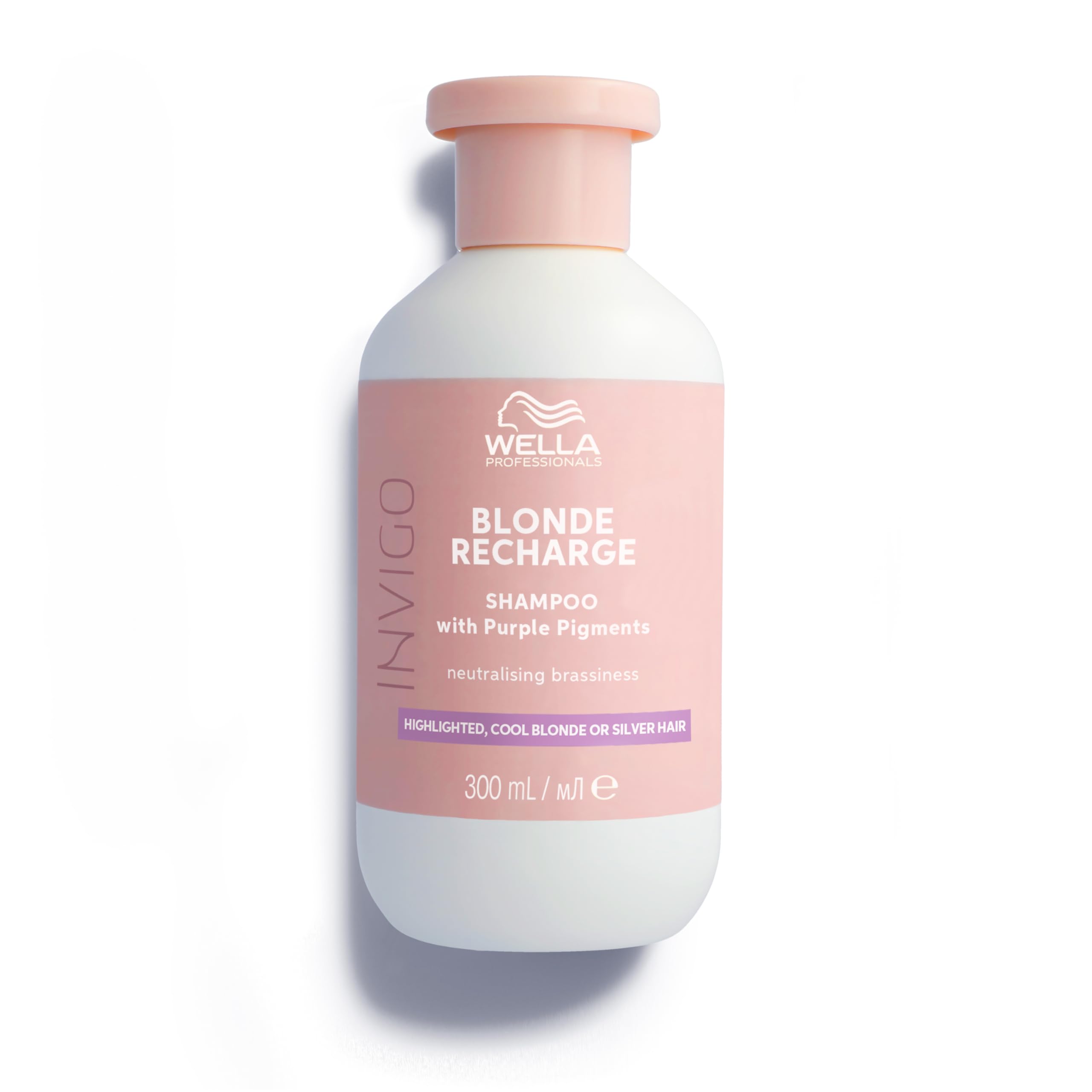 Wella Professionals INVIGO BLONDE RECHARGE Shampoo Viola - Per capelli biondi - Protezione del colore 300ml