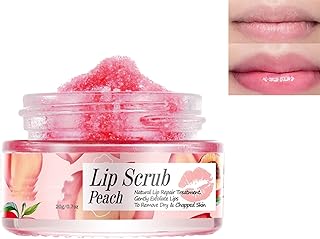 Gokame Strawberry Sugar Scrub, Lip Scrubs Exfoliator & Moisturizer, Lip Scrub, Double Effect Lip Sleep Mask, Lip Repair Ba...