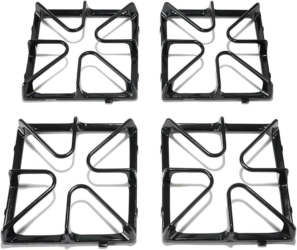 WB31K10034 Grate Replacement Parts For GE Burner Grate Stove Parts, General Gas Range Parts Cast Iron Rack 4 Pack