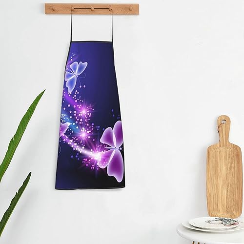 Miniatura 6 de Delantal ajustable impermeable para hombres y mujeres, cocina, hornear, jardinería, trabajo, babero