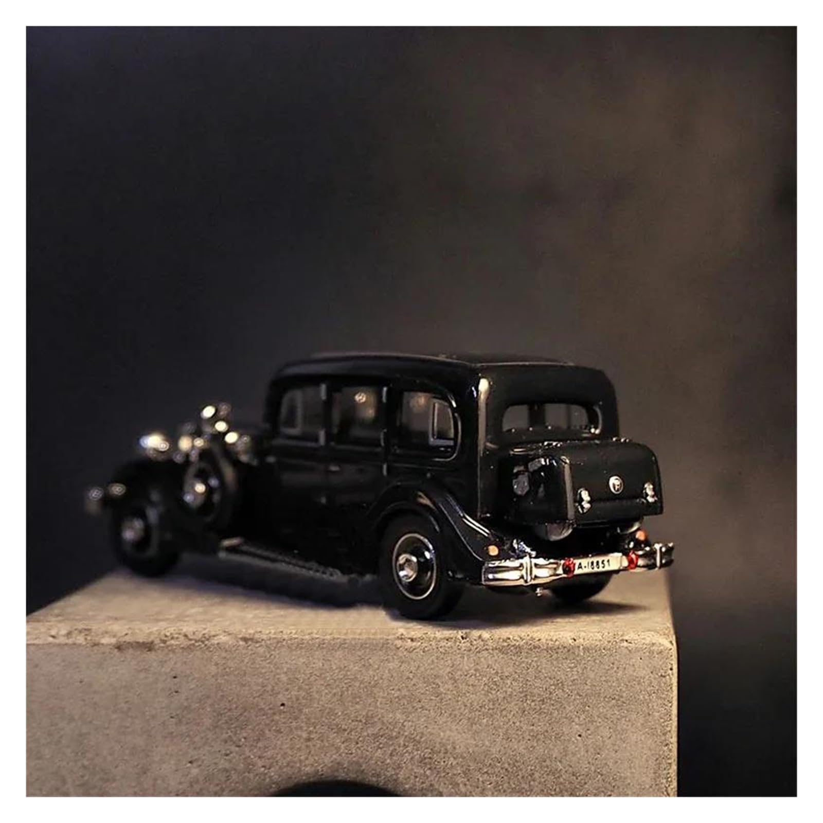 Metallo Scala Replica 1:87 Per Horch Pullman 851 Classic Car Simulazione Modello In Lega Display Statico Giocattolo Da Collezione