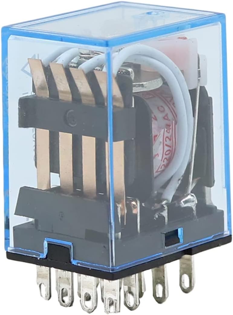 1PCS MY4NJ Small Electromagnetic General Purpose 14 pins Relay DC 12V 24V 36V 48V 110V 220V 380V Coil 4NO 4NC(24V)