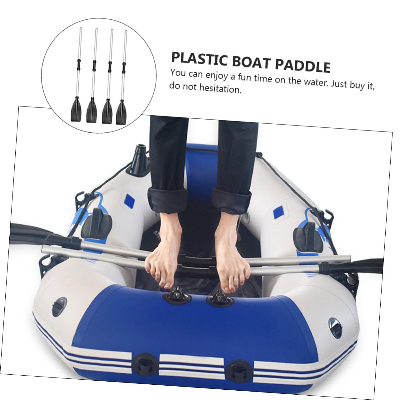 KOMBIUDA Pagaia Smontabile in Lega di Alluminio per Kayak e Canoa
