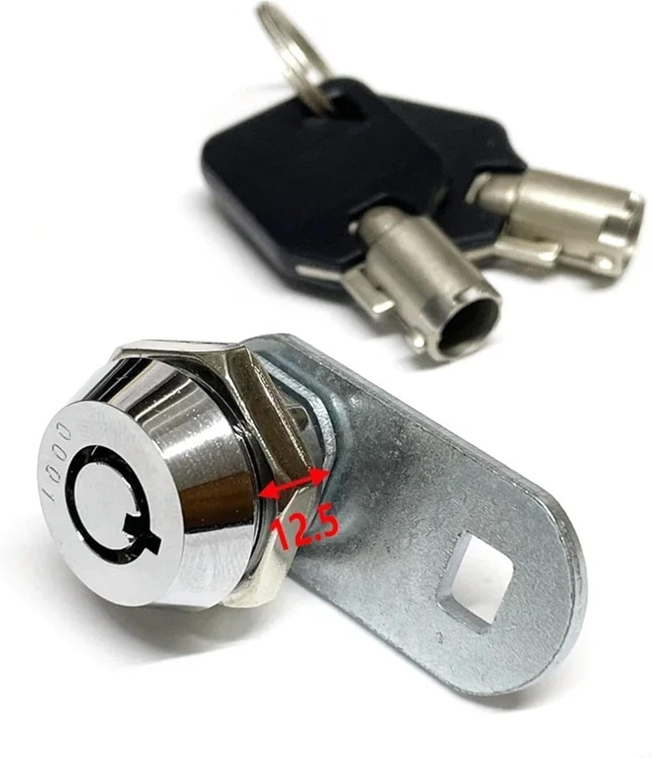 Same Key Tubular Cam Lock Amusement Machine Mailbox Furniture Drawer Tongue Lock 1001XS 1Pcs