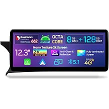XTRONS Android Car Stereo for Mercedes-Benz C-Class W204 2001-2014 NTG 4.5/4.7 System, 12.3" IPS Touchscreen, Wireless CarPlay & Android Auto, Qualcomm Snapdragon 662, 8+128GB, Retains OEM Functions