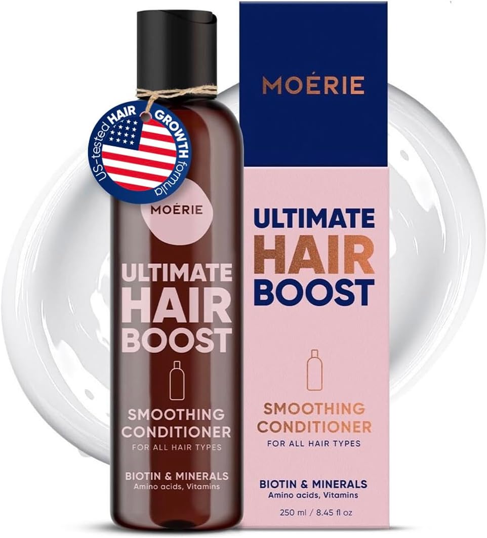Moerie Hair Growth Conditioner for Men and Women, Hair Loss Solution with Biotin and Rosemary, Thickening Conditioner for Thinning Hair – Ultimate Boost for All Hair Types
