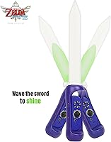 Vista 2 de Espada de juego LED para la leyenda de Zelda Espada Skyward HD-Nintendo Switch con correa de muñeca ajustable solo para Nintendo SwitchSwitch OLED