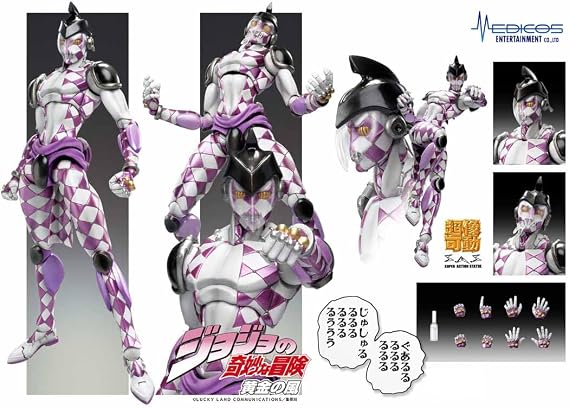 Super Action Figure, JoJo's Bizarre Adventure Part 5, PH Approx.   6.1 inches 155 mm, PVC, ABS & Nylon, Pre-painted Action Figure