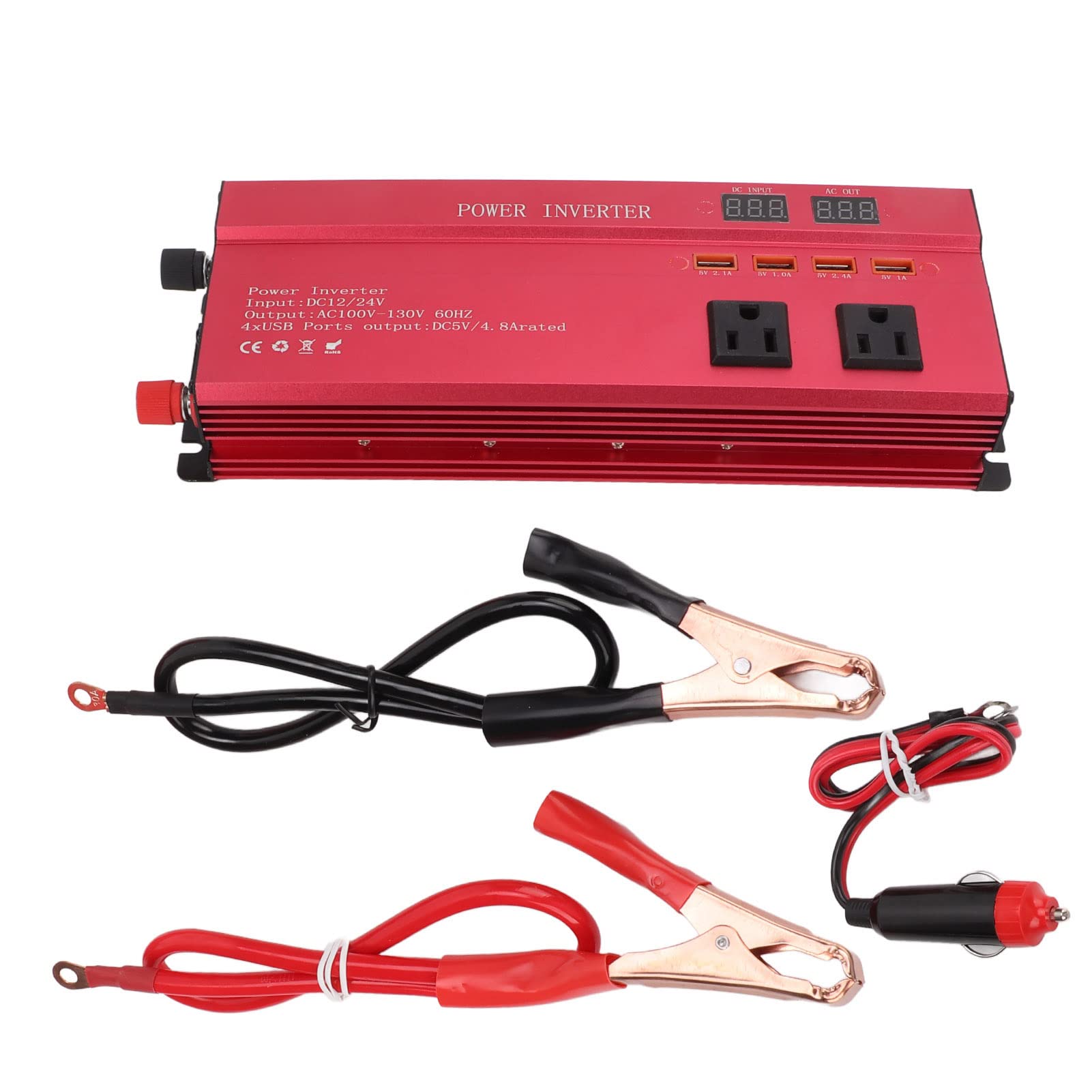 値下げしました 。パワーインバーター Amazon.co.jp: 4000W / 6000W修正正弦波パワーインバーター、12V DC