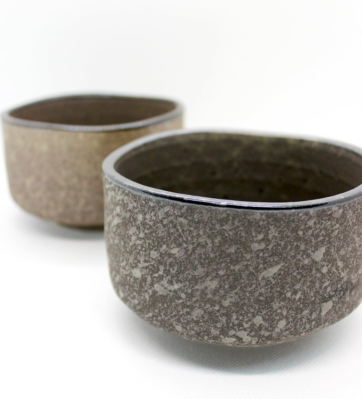 Japanese Traditional Handcrafted Mino Matcha Chawan Tea Bowl Cup Ceremony Tableware Pottery (Gin Kesshou) - Image 5