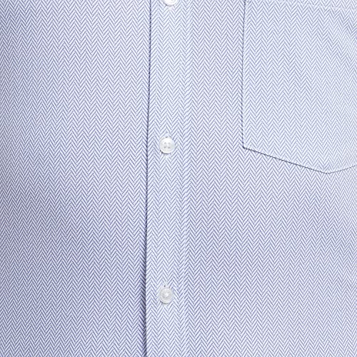 Image of Park Avenue Men's Cotton Blend Print Pattern Slim Fit Narrow Collar Full Sleeve Formal Shirt