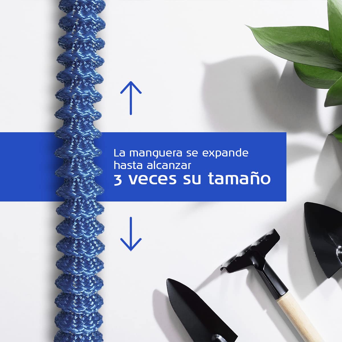 Xpansy Hose Pro C2607B Manguera Extensible con la Presión del Agua, Azul, 7,5 metros