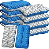 SiliFine Two Sided Bug and Tar Sponge Microfiber Bug Scrubber Car Sponge for Washing Soft Mesh, Scratch Free for Car, Truck, SUV, RV, Boat, and Motorcycle(10 Pcs)