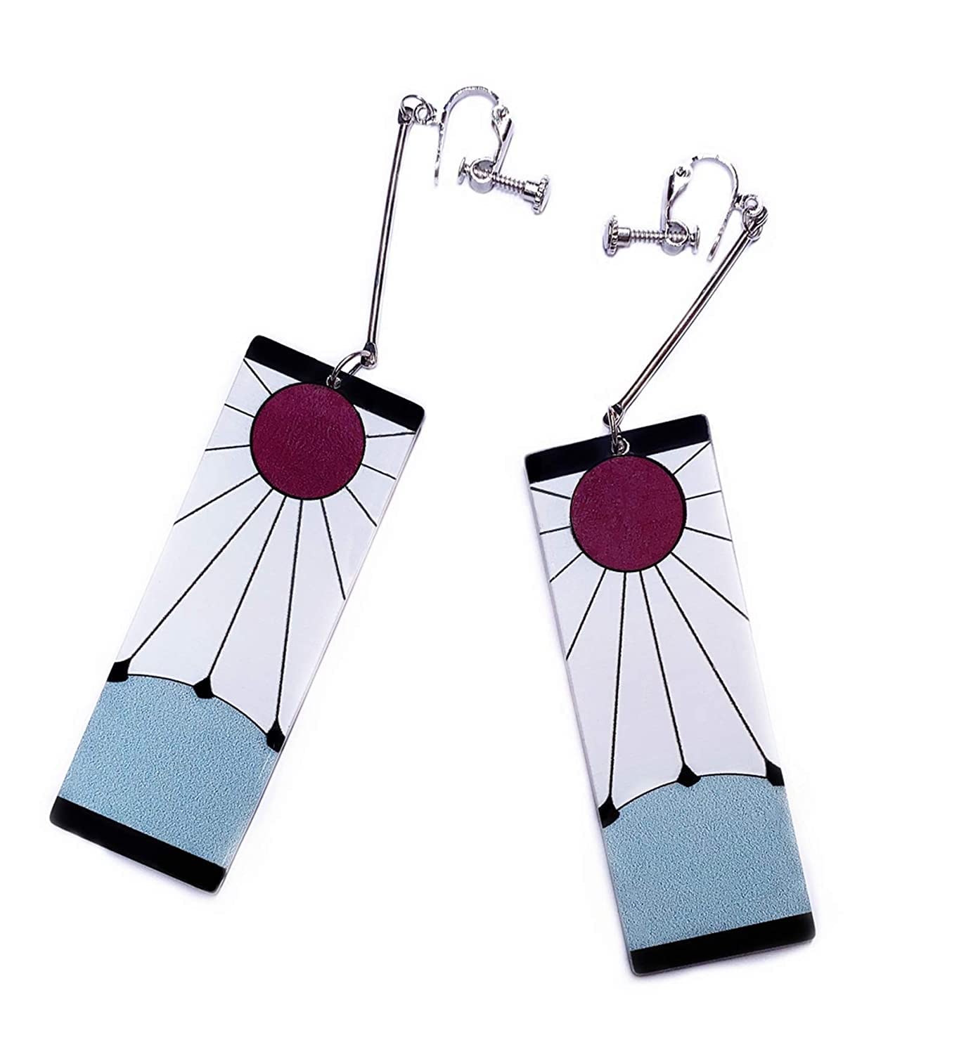 KENMA Demon Slayer Tanjiro Hanafuda Earrings Anime Cosplay Pendants Accessories Jewellery (B0BZCVJ26R) Amazon Price History, Amazon Price Tracker