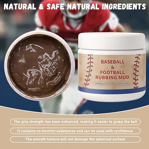 image for Generic Football Mud & Baseball Mud– Break-in & Enhanced Grip & Dark