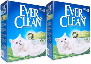 Extra Strong Clumping Cat Litter Scented 2x10L - Extreme Premium Lock In Odour, Triple Ultra Action Deodorizer And Feline Natural Freshness Self Cleaning, Fresh And Hygienic