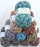 WYS Bluefaced Leicester Wool "Signature 4ply Sock Wool Sock Yarn 844 - Kingfisher, 100g | Dk Yarn/Wool - selfpattern with Blue Faced Leicester Wool - Image 5