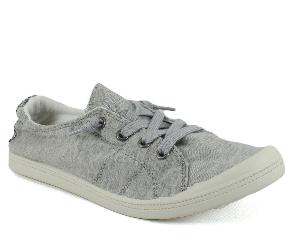 Women's Reesa Canvas Sneaker, Grey, 7 Wide
