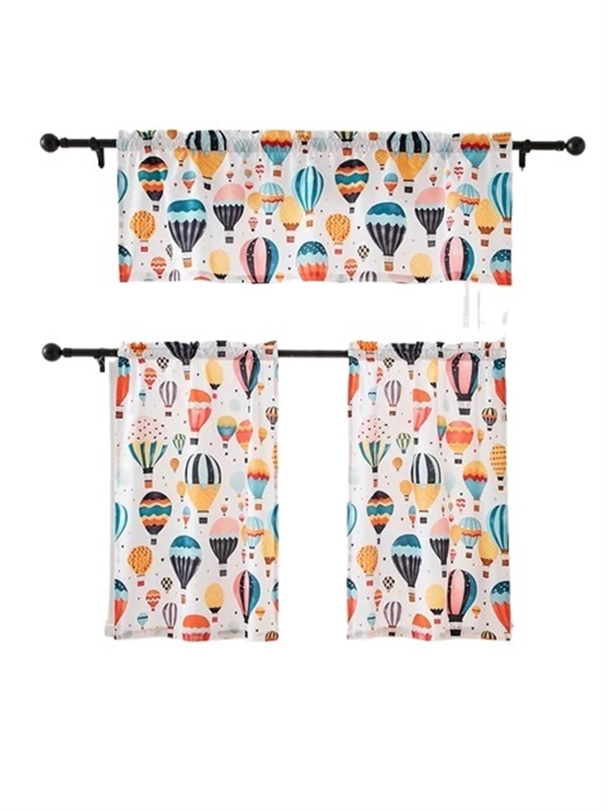 YGSGJSP Cabinet Curtains Cabinet Curtains Small Kitchen Suitable For Cupboard for Kitchen(Polychrome,68x91cm)